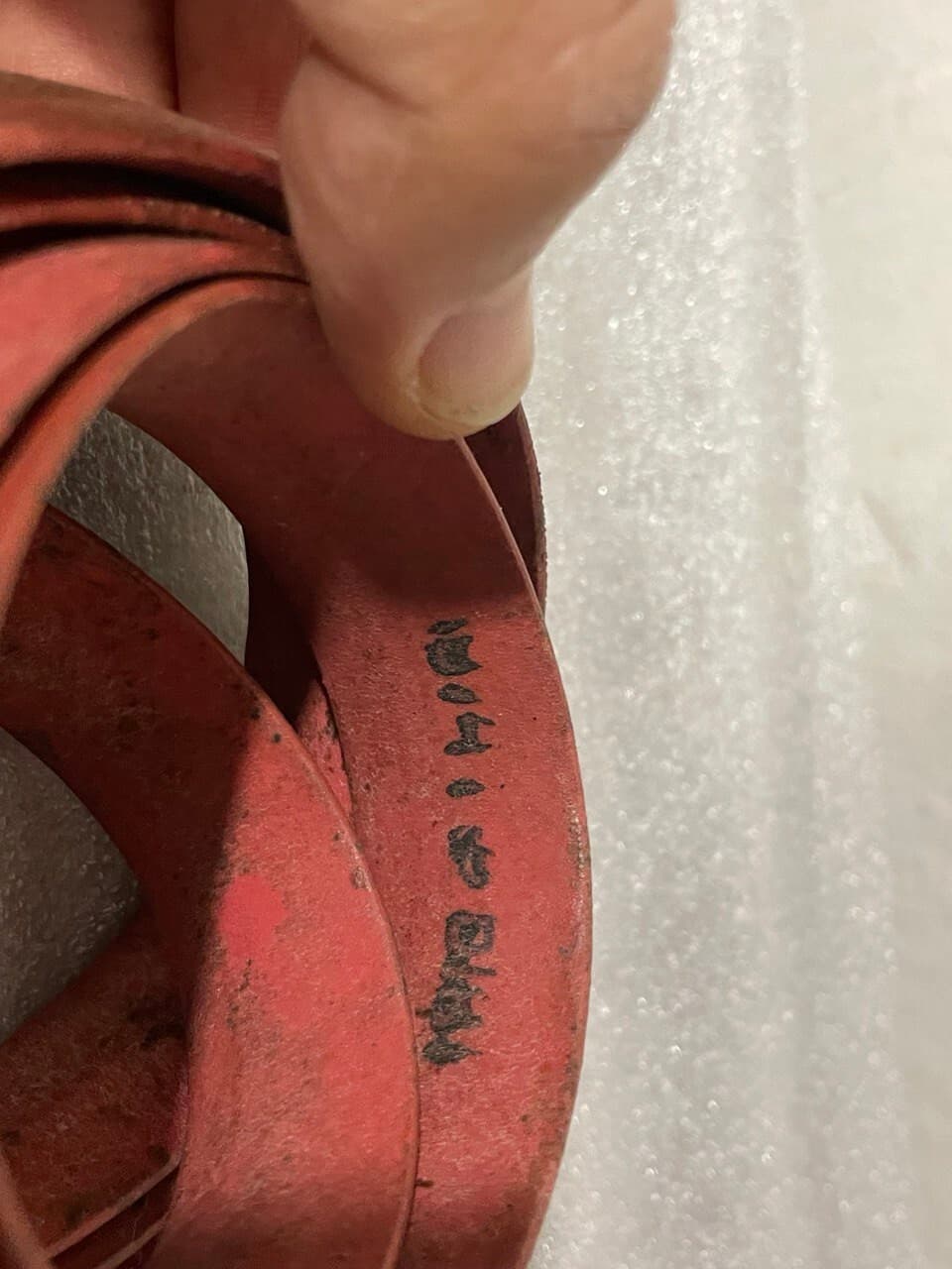 First aid red Esmarch rubber belt metal chain USSR Afghan war thumbnail 3