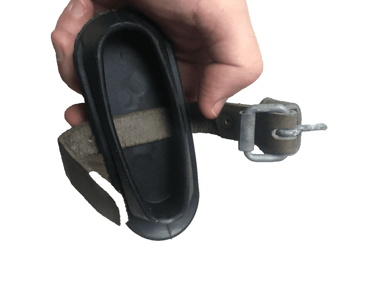 KALOSHA rubber Shoulder PAD shock absorber with leather belt thumbnail 3