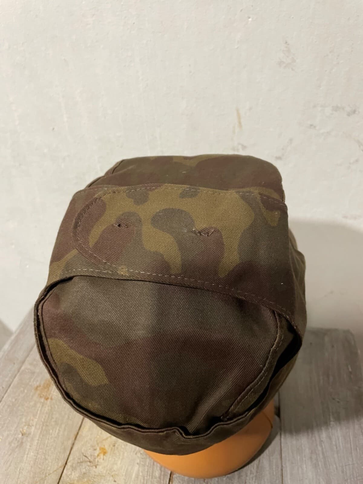 Cap BUTAN Brown TsSKO cotton fabric 1994 by Ladoga year size 57 thumbnail 3