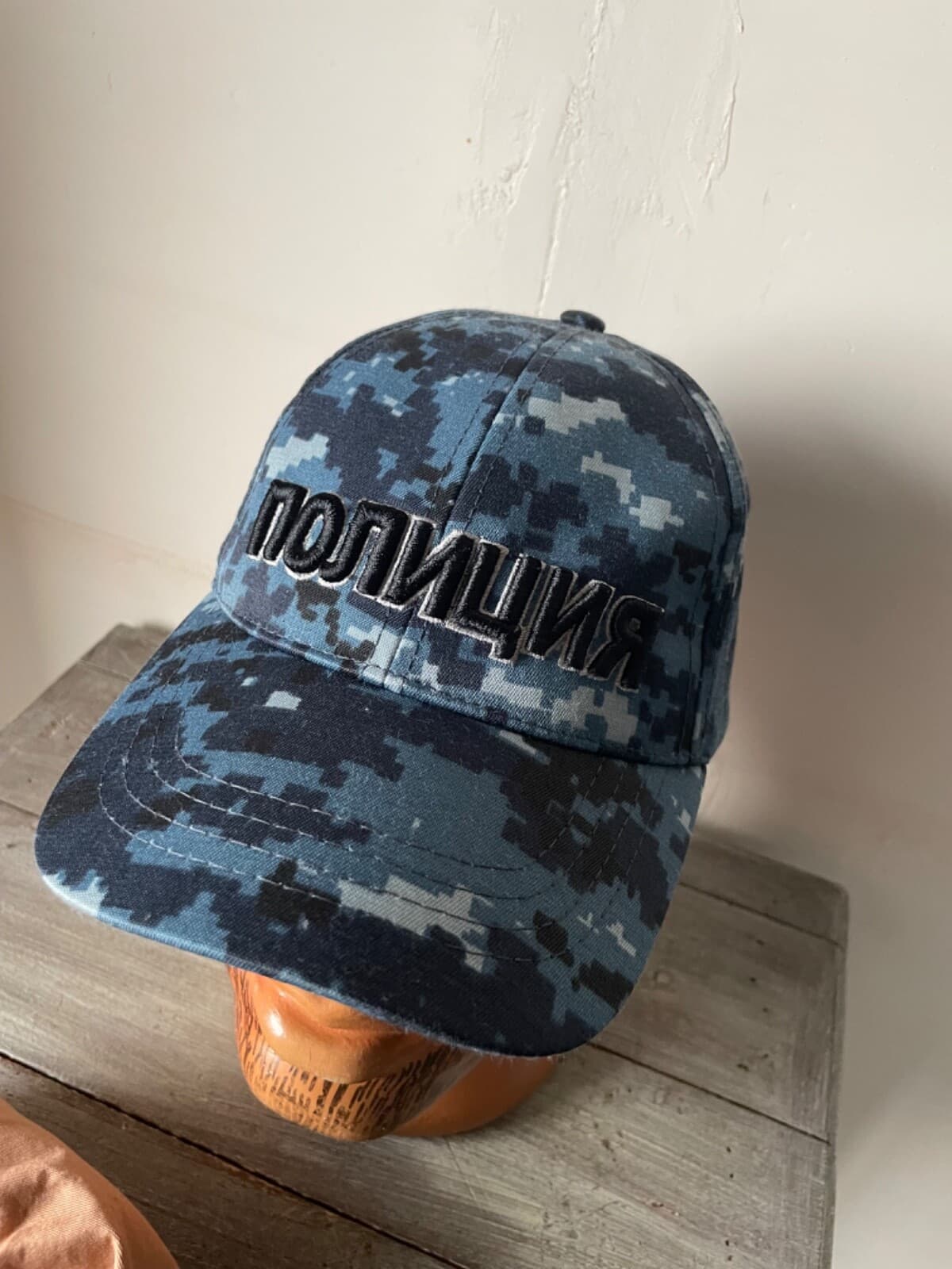 Rus Army summer PIXEL blue patrol cap POLICE Original YEAR 2019 size 58-60 thumbnail 2
