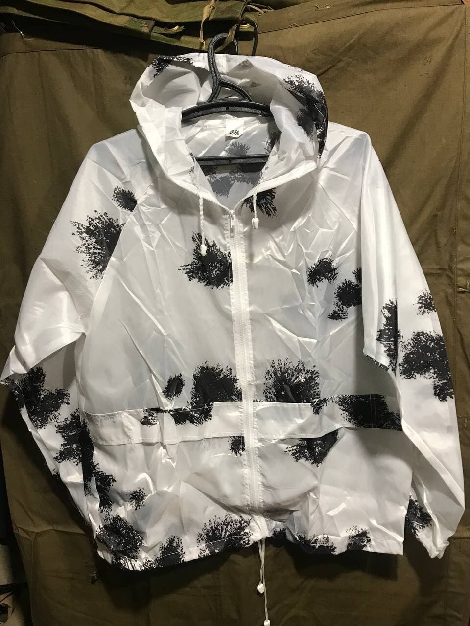 Rus Army winter camouflage oversuit Klyaksa jacket&pants nylon size 56-58 EU XXL