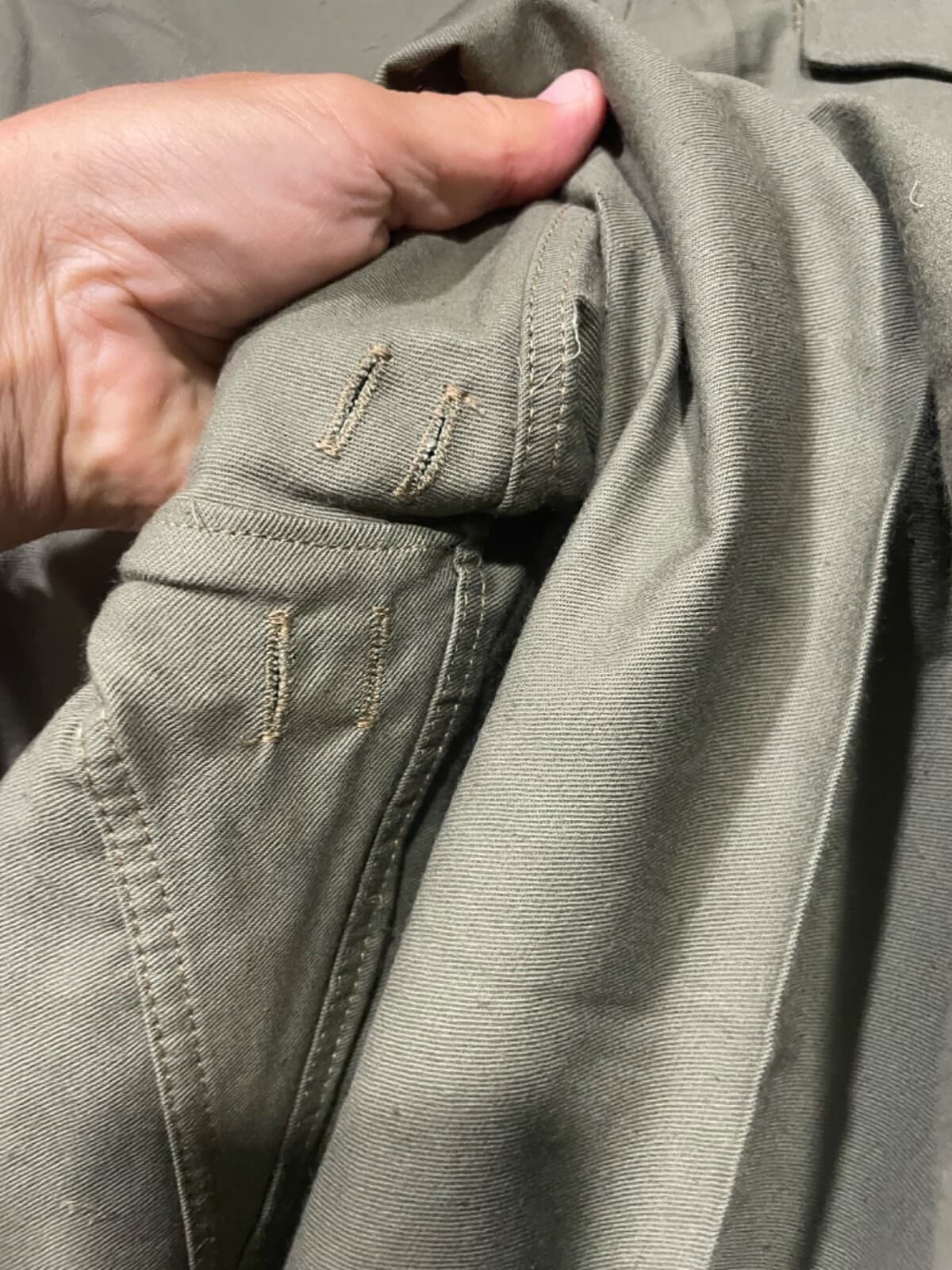 Jacket&pants OD olive drab USSR cotton fabric 50/3 year 1991 thumbnail 15