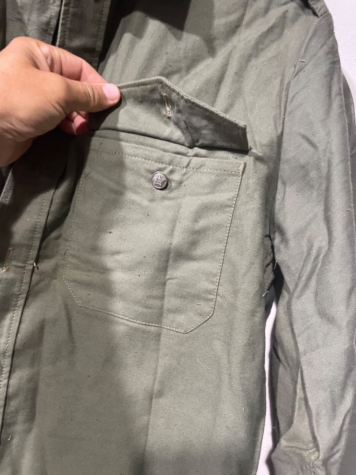 Jacket&pants OD olive drab USSR cotton fabric 50/3 year 1991 thumbnail 3