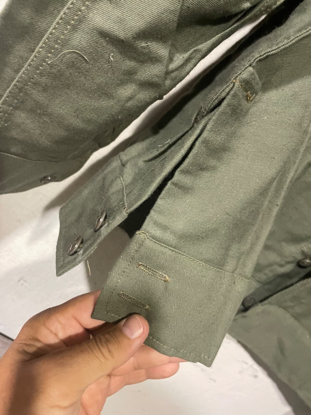 Jacket&pants OD olive drab USSR cotton fabric 50/3 year 1991 thumbnail 4