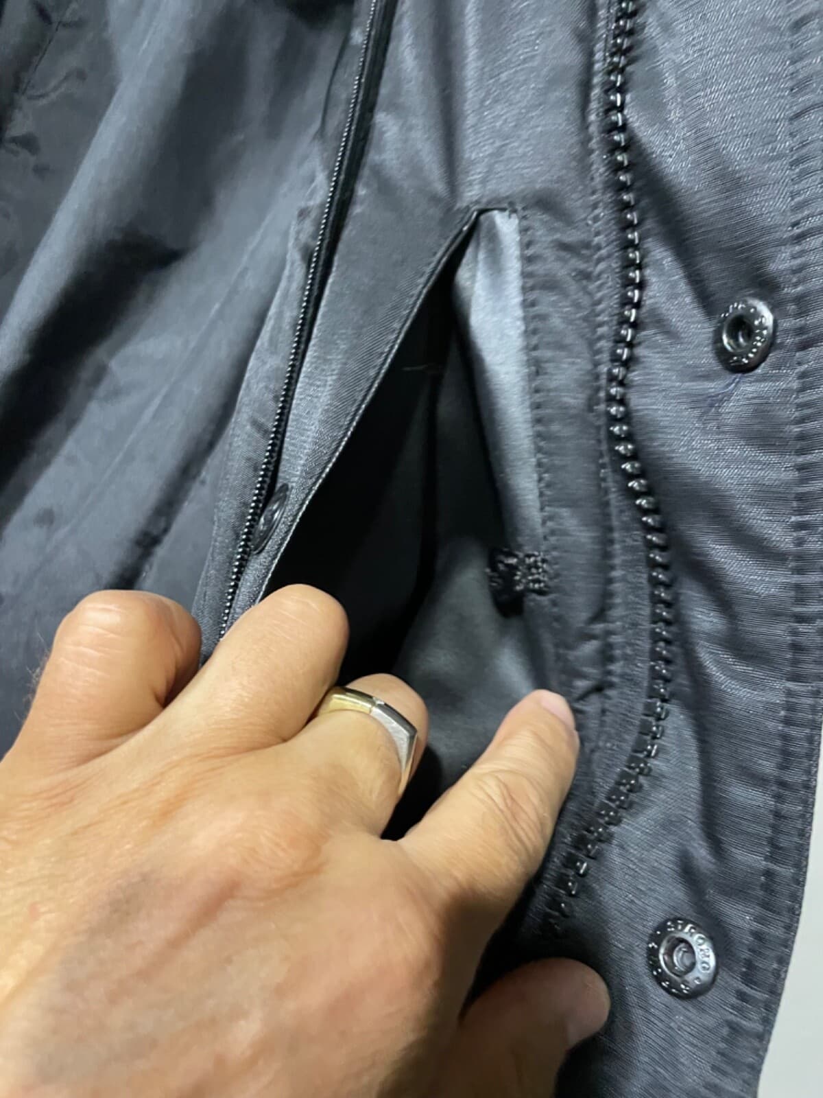 Winter/demi jacket BLACK OMON SOBR camo by BShF size 58/4 thumbnail 4