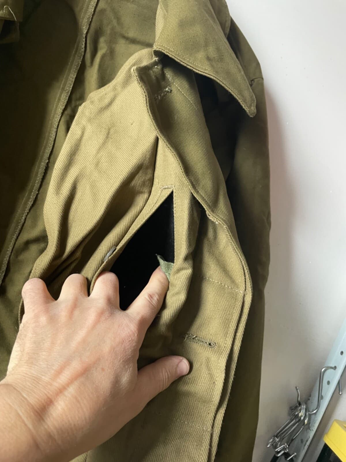 Tankman uniform jacket OLIVE color year 1989 USSR size 50/3 new thumbnail 3