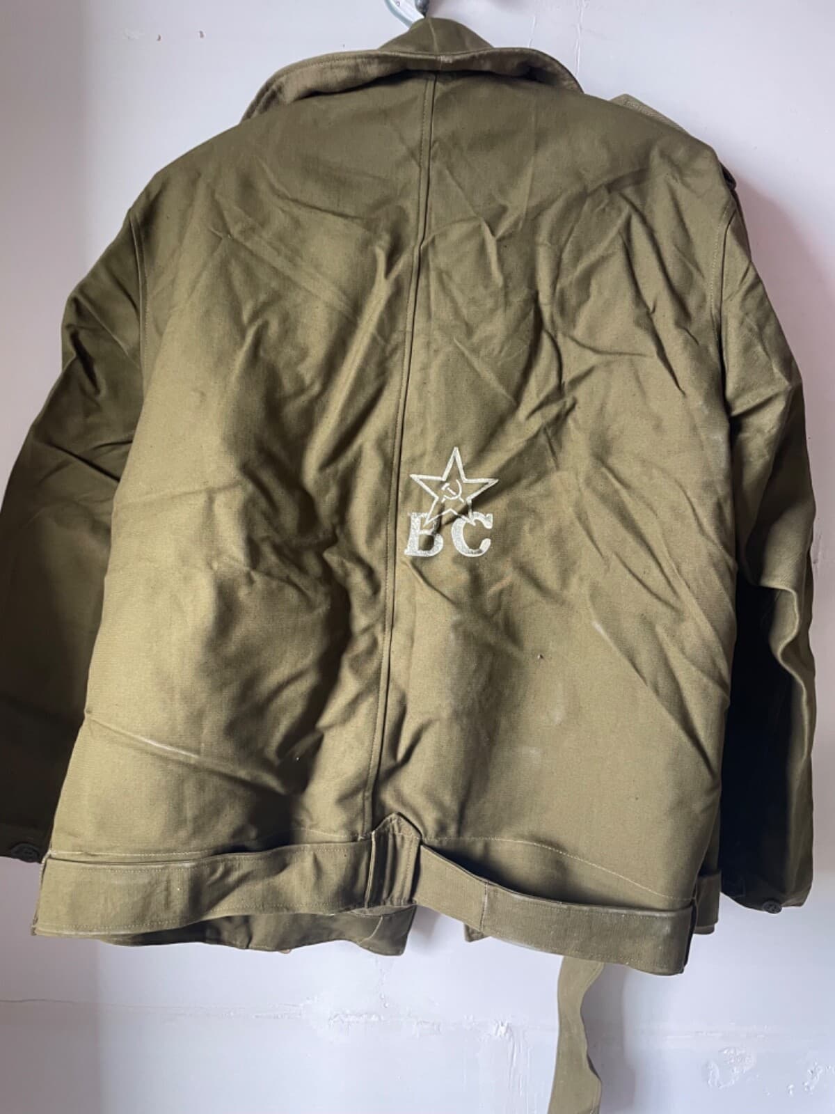 Tankman uniform jacket OLIVE color year 1989 USSR size 50/3 new thumbnail 9