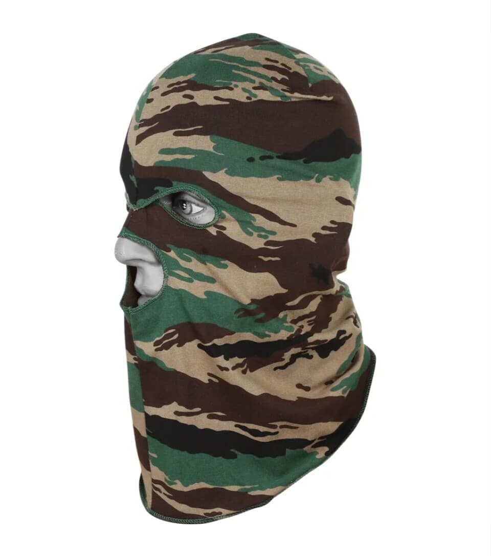 Rus Army summer BALACLAVA cotton fabric KAMYSH green camo by SPLAV 2013 ##000915