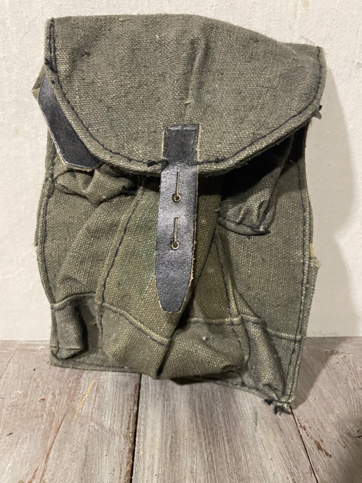 Russian Army pouch 3 mags/30 tarpaulin BLACK NAVAL Marine corps USSR new RARE