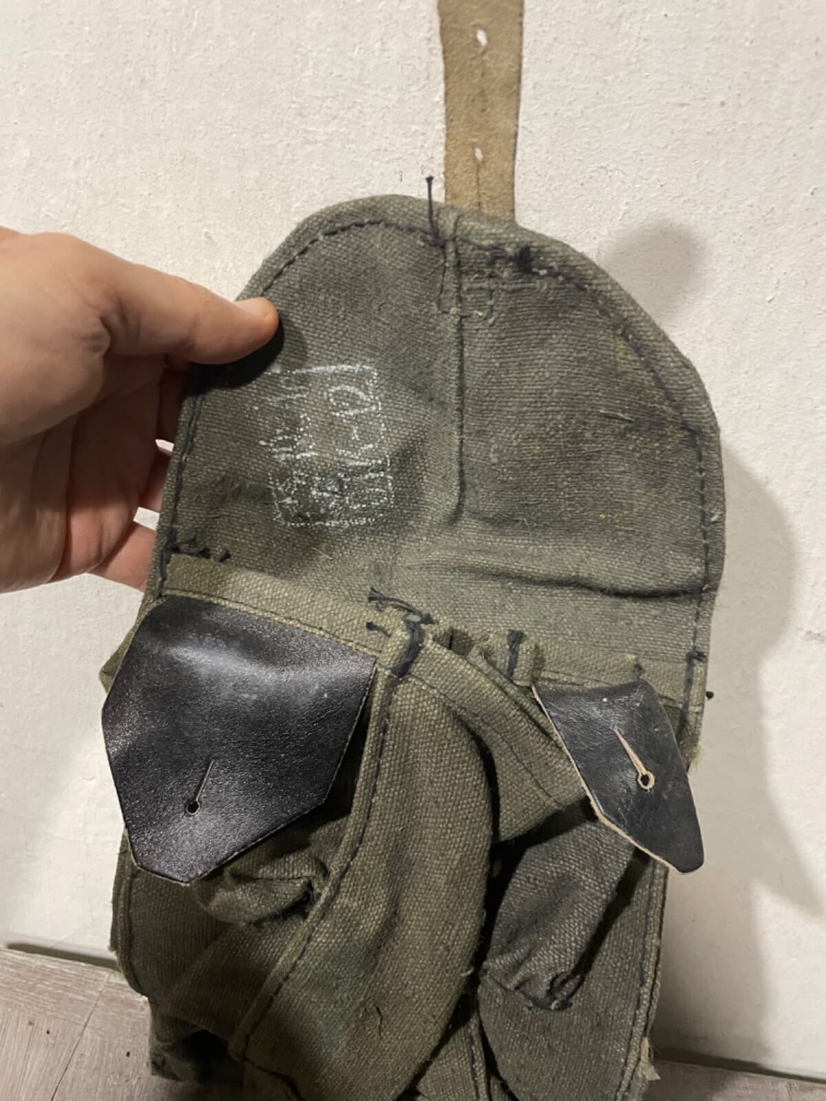 Russian Army pouch 3 mags/30 tarpaulin BLACK NAVAL Marine corps USSR new RARE thumbnail 2