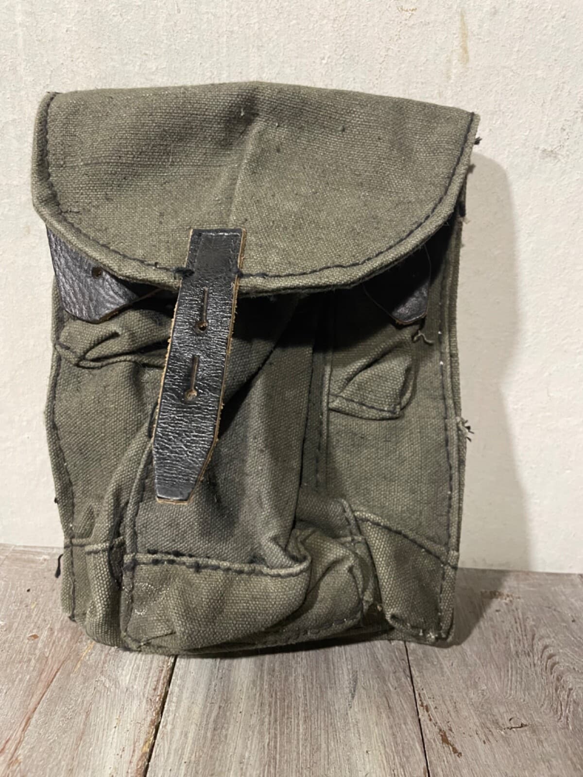 Russian Army pouch 3 mags/30 tarpaulin BLACK NAVAL Marine corps USSR new RARE thumbnail 5