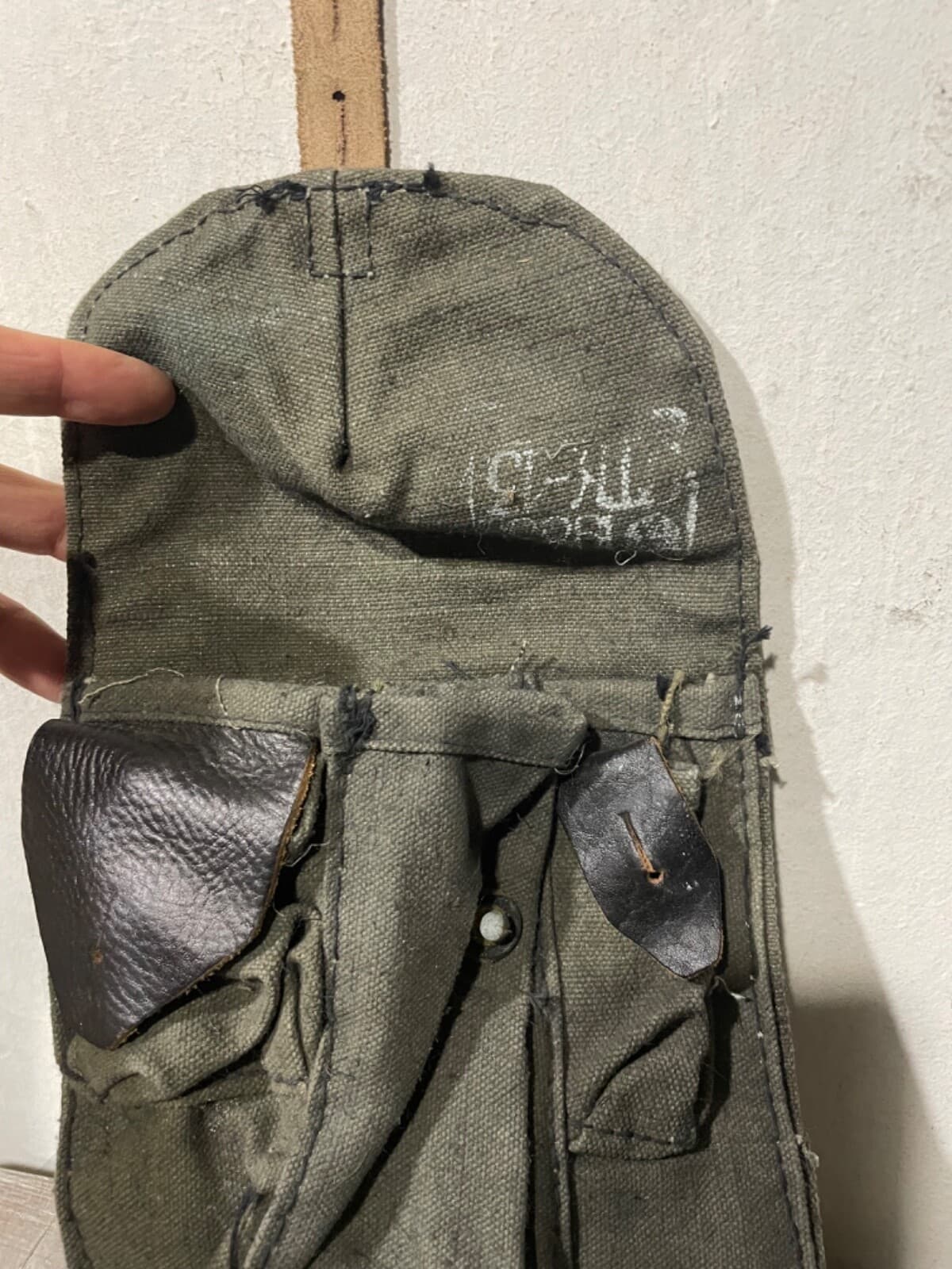 Russian Army pouch 3 mags/30 tarpaulin BLACK NAVAL Marine corps USSR new RARE thumbnail 6
