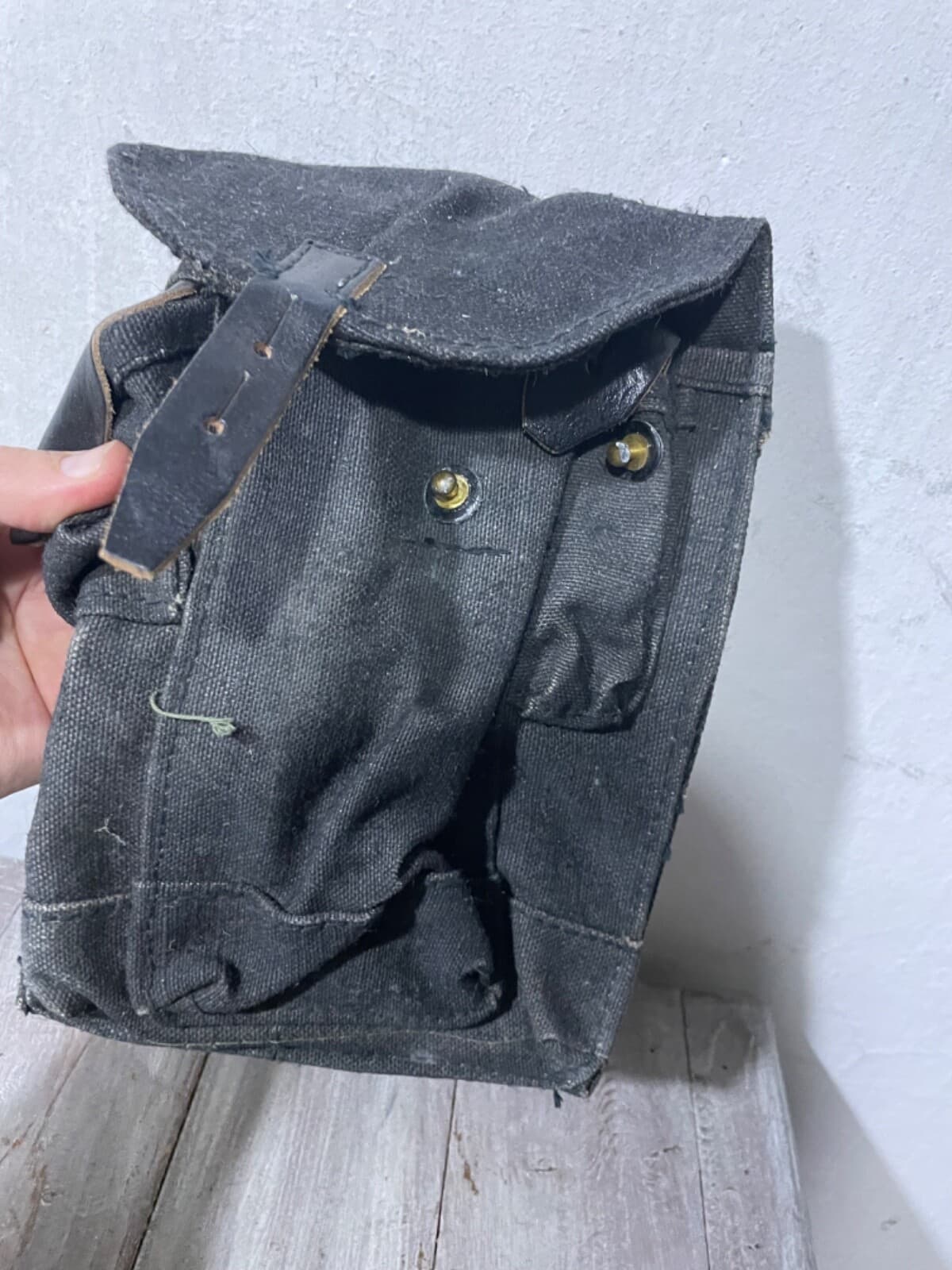 Russian Army pouch 3 mags/30 tarpaulin BLACK NAVAL Marine corps USSR new RARE thumbnail 11
