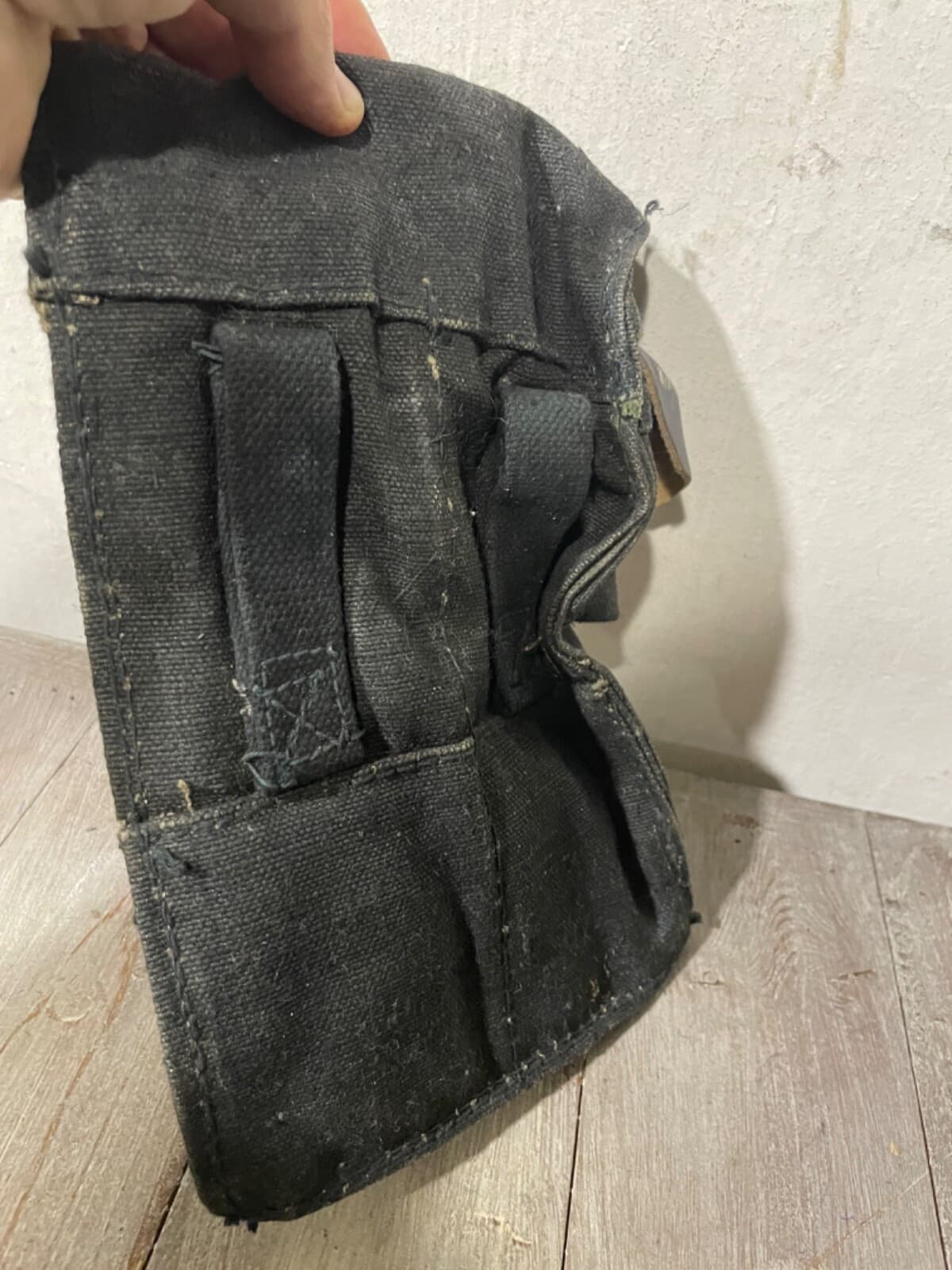 Russian Army pouch 3 mags/30 tarpaulin BLACK NAVAL Marine corps USSR new RARE thumbnail 13