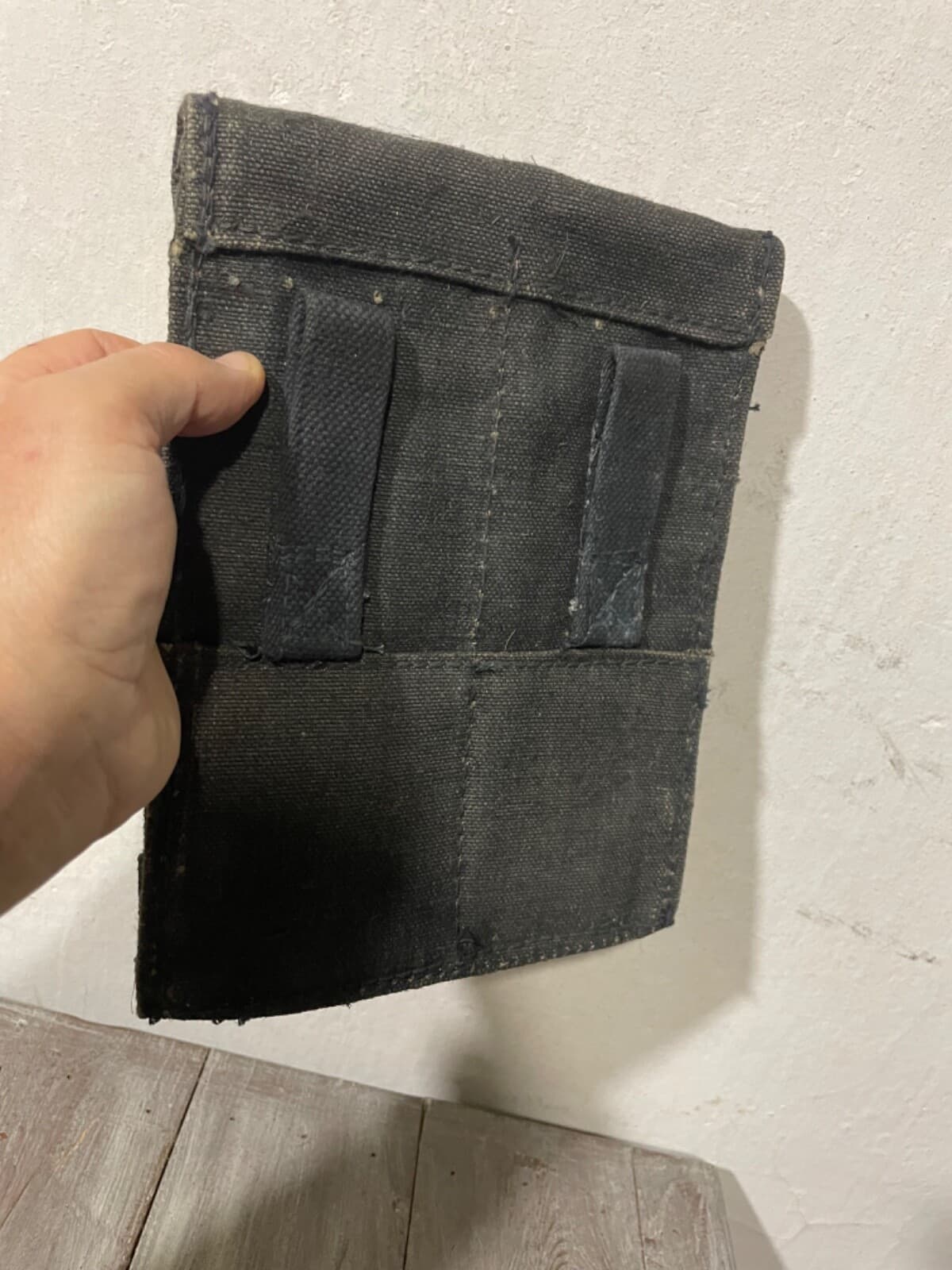 Russian Army pouch 3 mags/30 tarpaulin BLACK NAVAL Marine corps USSR new RARE thumbnail 5