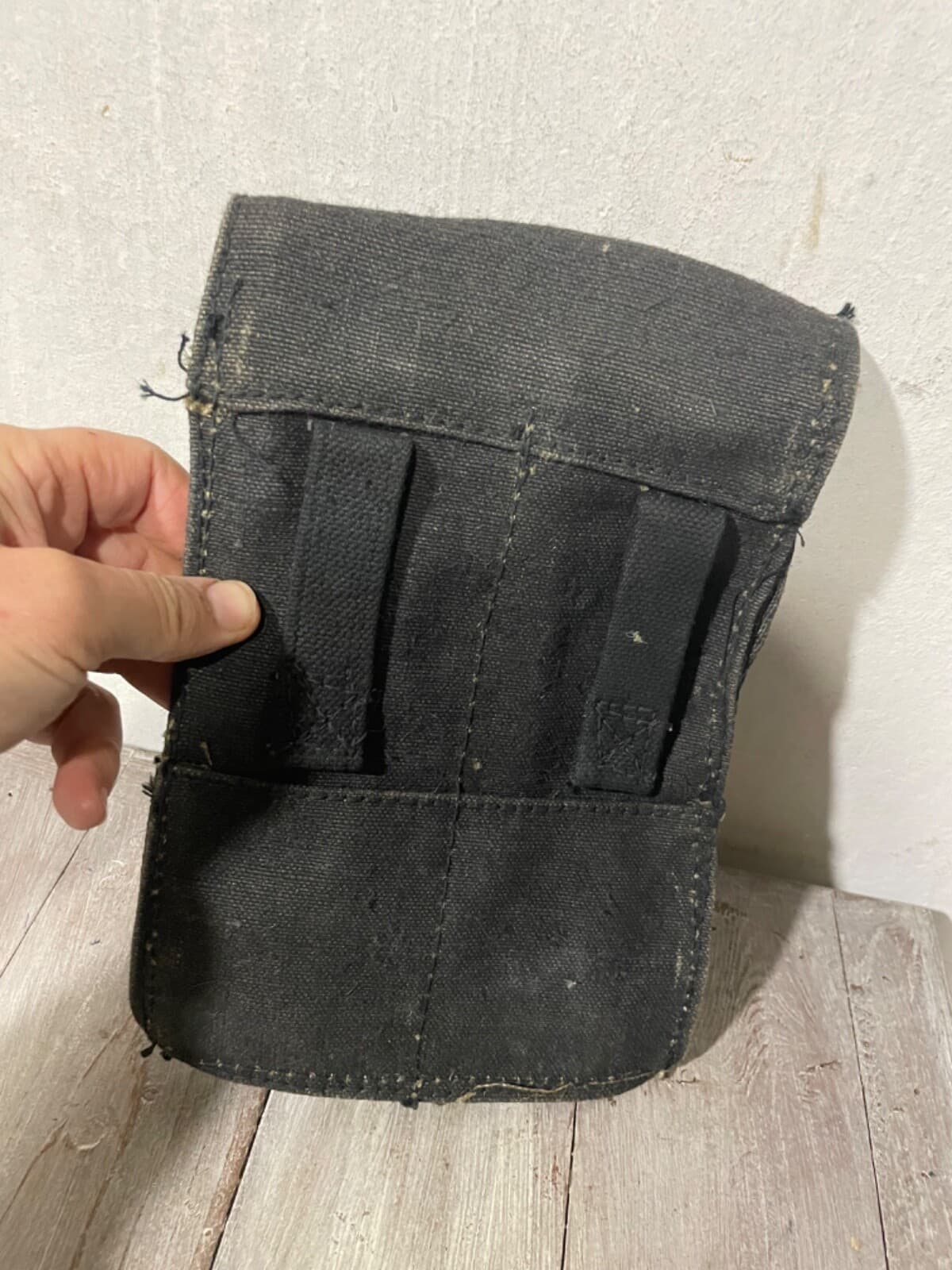 Russian Army pouch 3 mags/30 tarpaulin BLACK NAVAL Marine corps USSR new RARE thumbnail 9