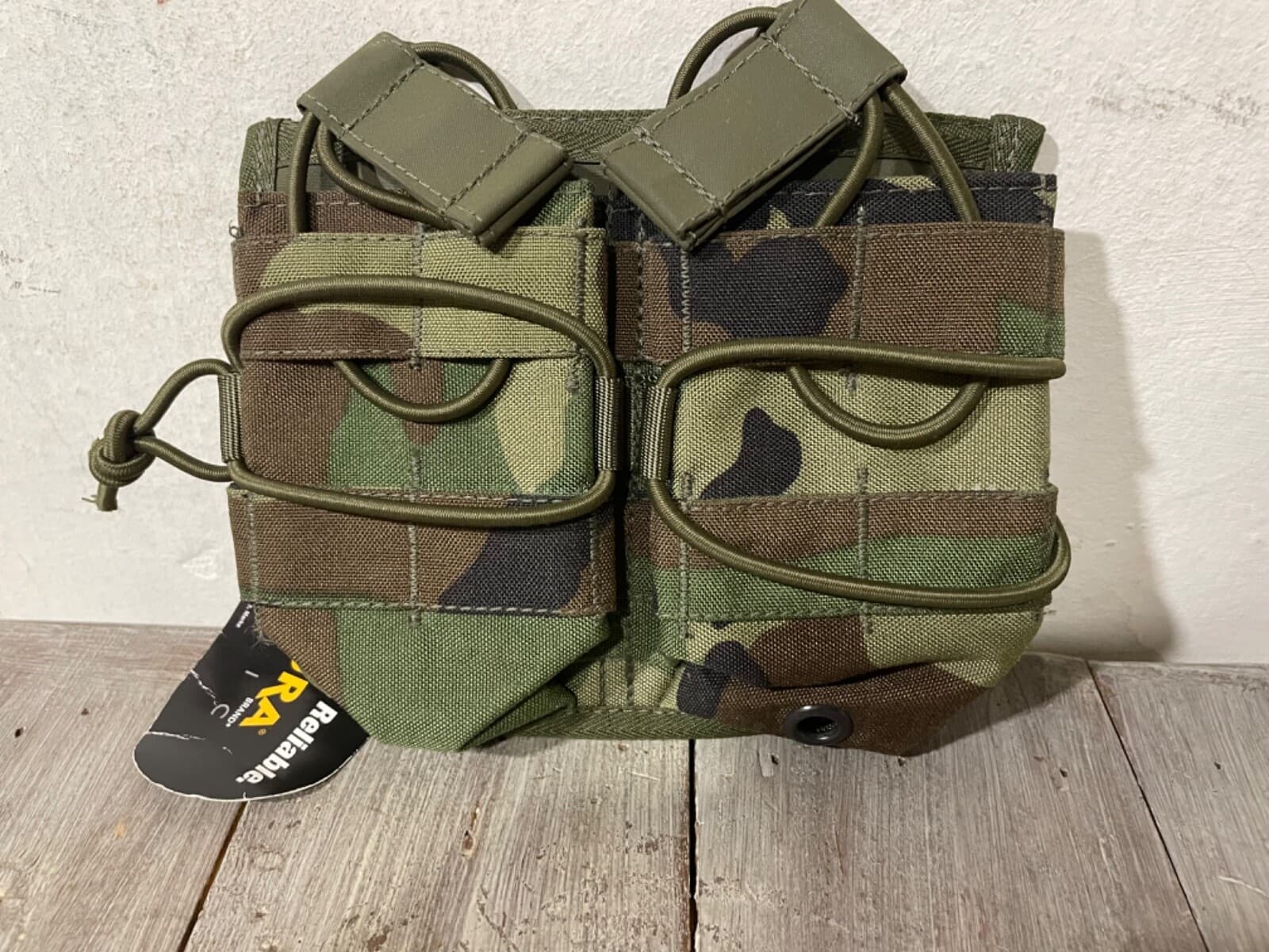 Lot x 2 Russian Army VSS Vintorez/M4 Fast Release Mag Pouch WOODLAND Splav