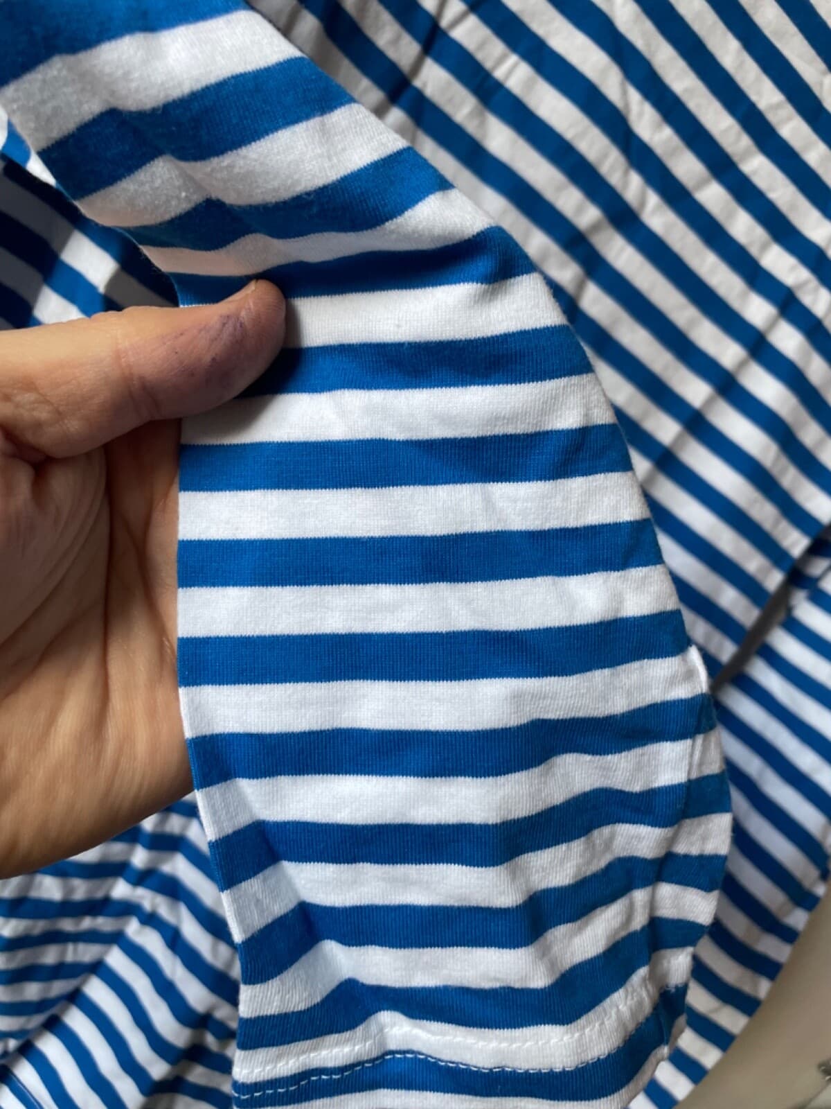 Rus Army VDV Blue striped Shirt TELNYASHKA size 50 EU MED new ORIGINAL by BTK thumbnail 2