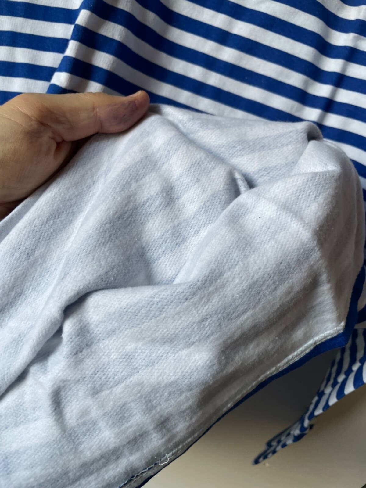 VDV Blue striped winter/demi Shirt TELNYASHKA size 56, 58 new ORIGINAL thumbnail 4