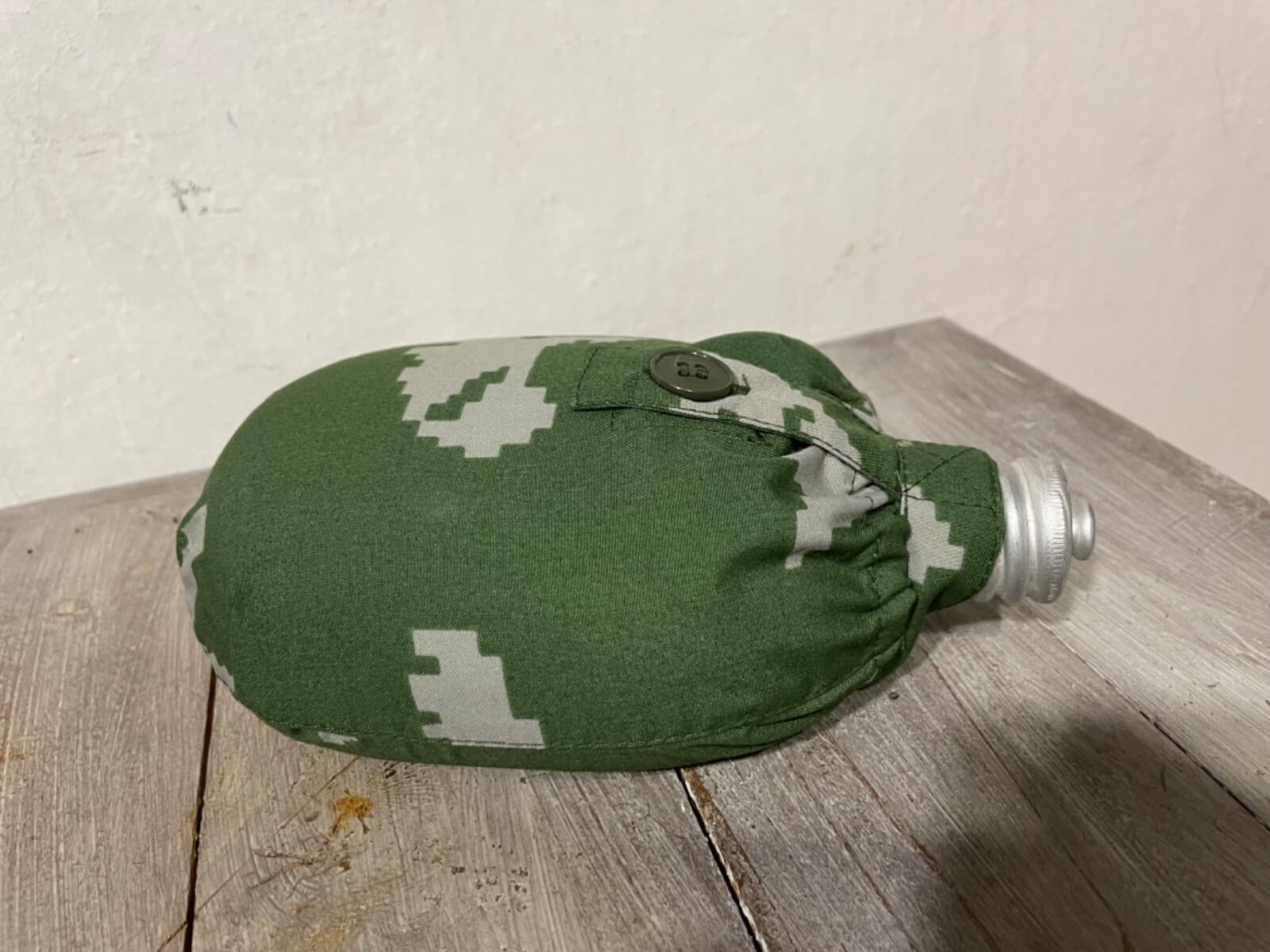Pouch for Soviet 0,8L metal flask BEREZKA yellow new thumbnail 4