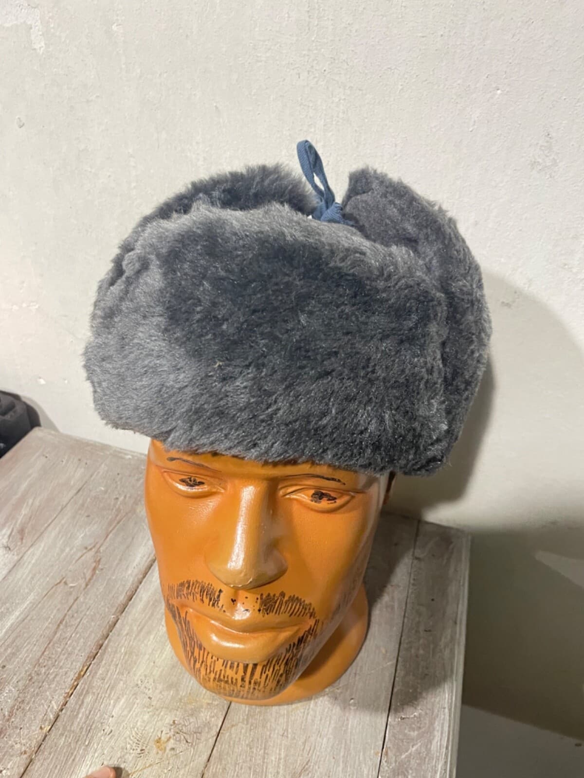 Russian Army winter Fur Hat Size 58 Ushanka Original Period item 1992 by BELKA thumbnail 2