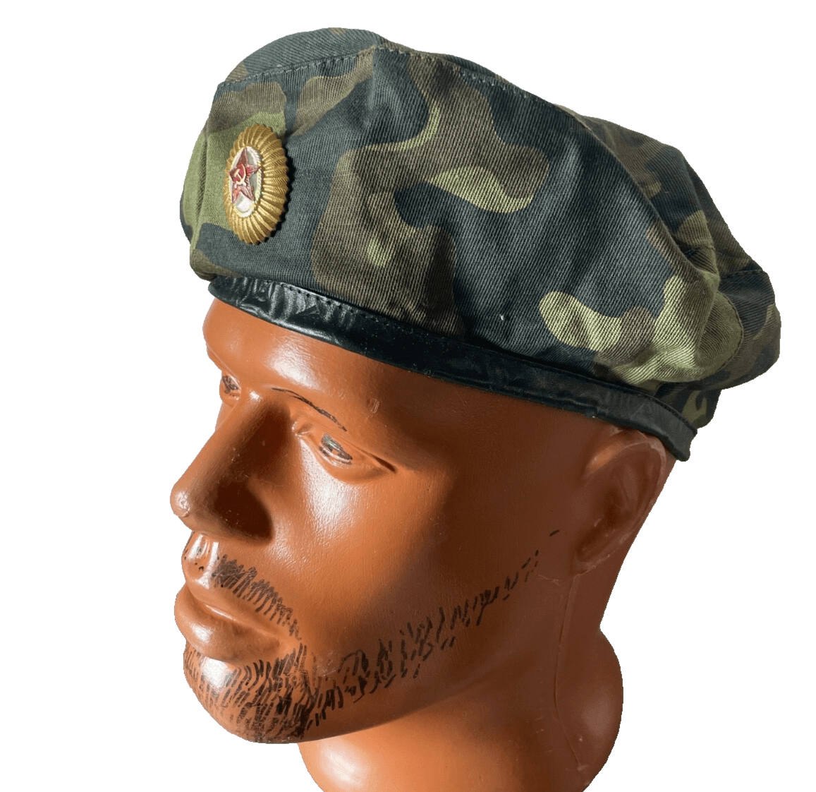 Rus Army original BUTAN  TTsKO Beret Marines units, metal badge S.56-57 #001591