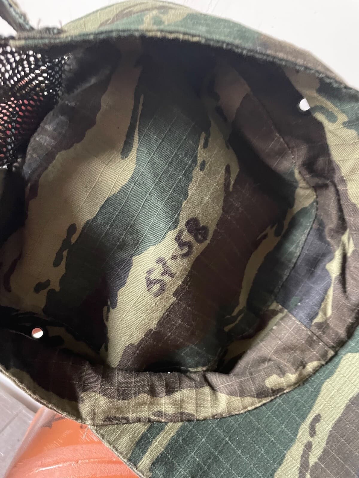 Rus Army summer patrol cap Kamysh green TIGER camo by ANA size 57-58 no tag thumbnail 4