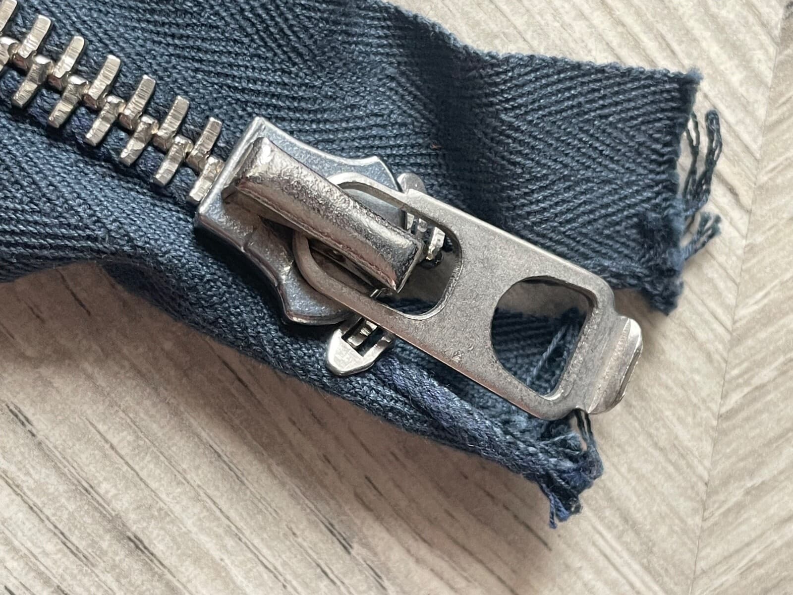 Original Rus Army zipper lock MOLNIA 72 cm for PILOT VVS Jacket USSR 1980-s new thumbnail 2
