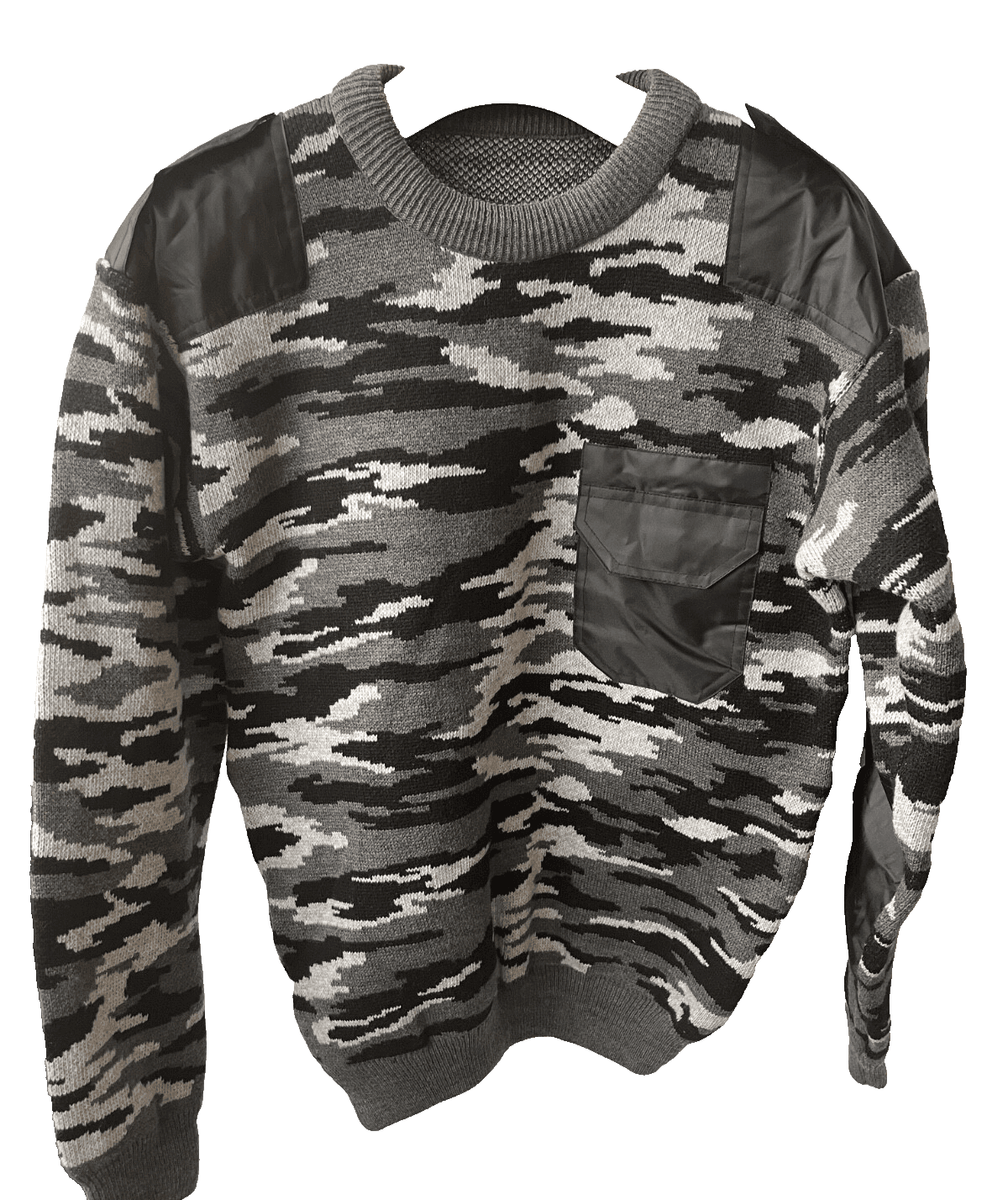 Rus Army sweater wool/poly KAMYSH grey OMOM t by Podolsk size 54/3-4 ##001637