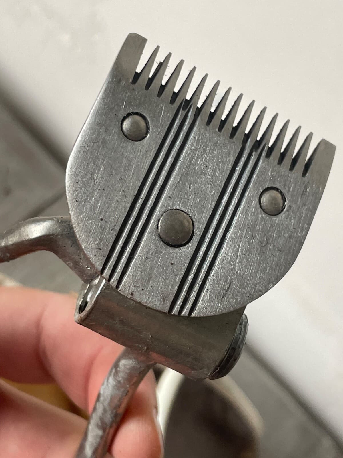 Rus Army Vintage HAIR CUTTER Razor USSR 1960-s metal in ORIGINAL pouch thumbnail 6