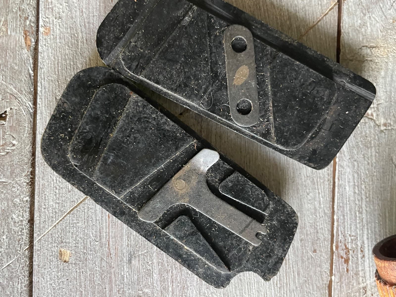 Lot x 2 Plastic handle plates grip of Rus pistol, type 1 big handle LOGO thumbnail 5
