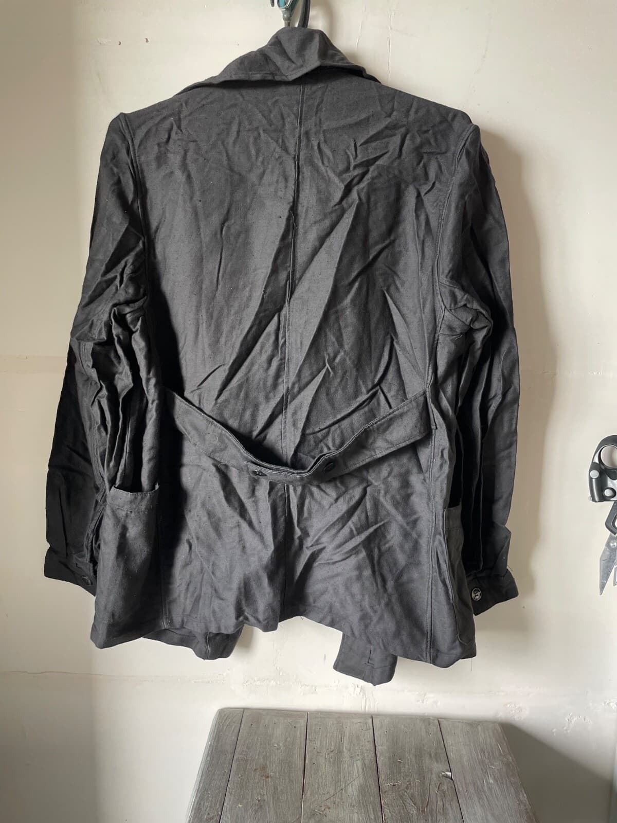 Russian PRISON UNIFORM robe BLACK jacket/2 year 1990-s size 48/3 thumbnail 5