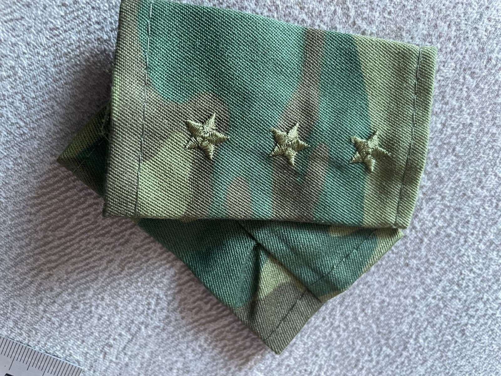 2PCS Rus Army shoulder straps OMON officer 3 green stars  FLORA VSR-98