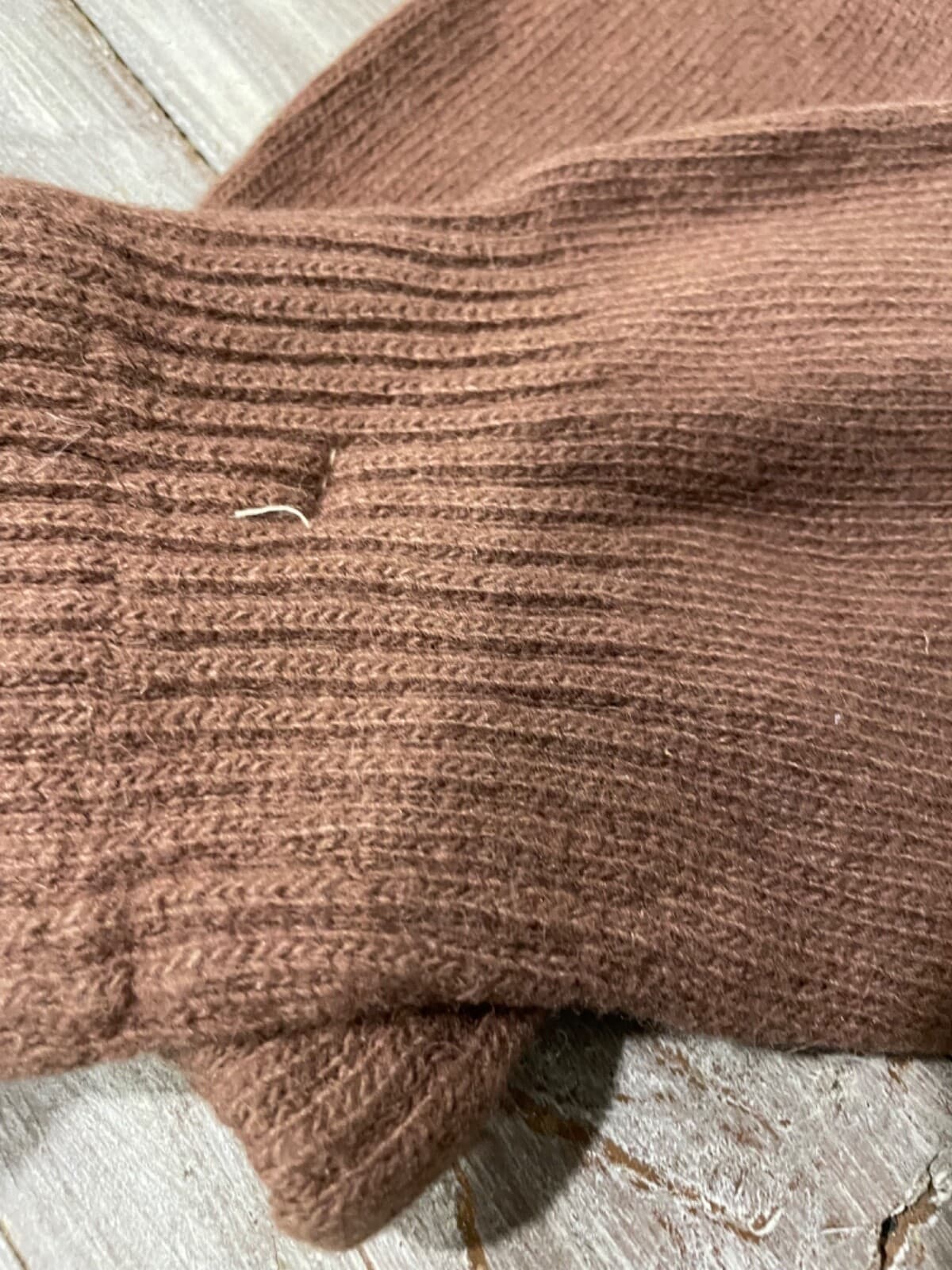 Rus Army Wool Gloves knitted USSR 1990s VNTG item size XL new condition thumbnail 2