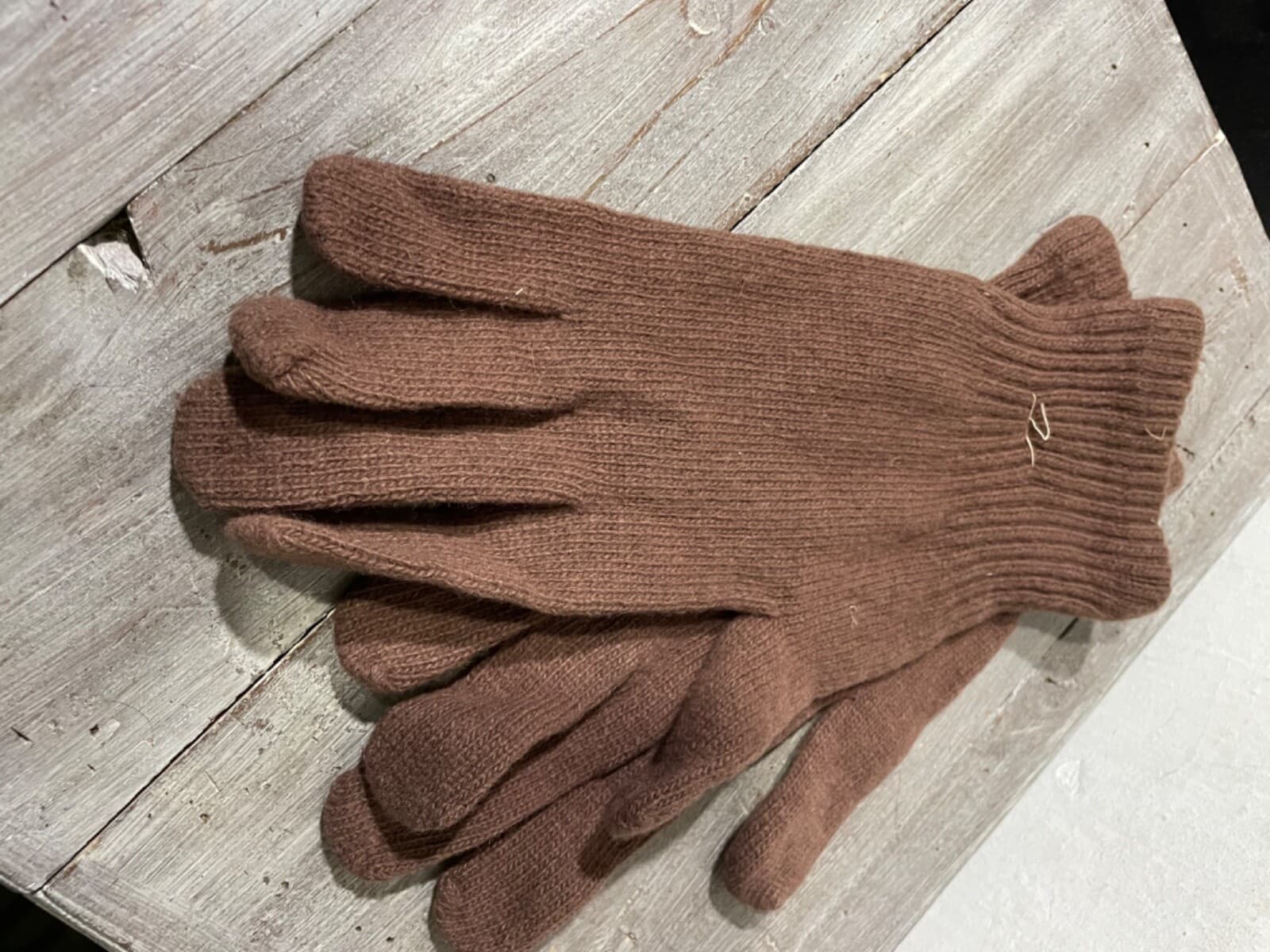 Rus Army Wool Gloves knitted USSR 1990s VNTG item size XL new condition thumbnail 4