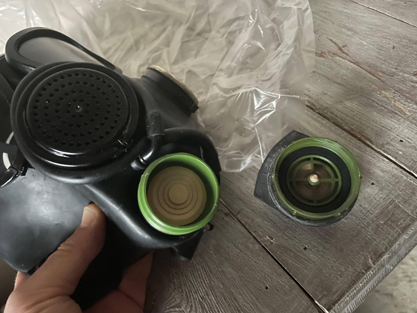 Rus Army Gas mask 1980 VNTG item thumbnail 6