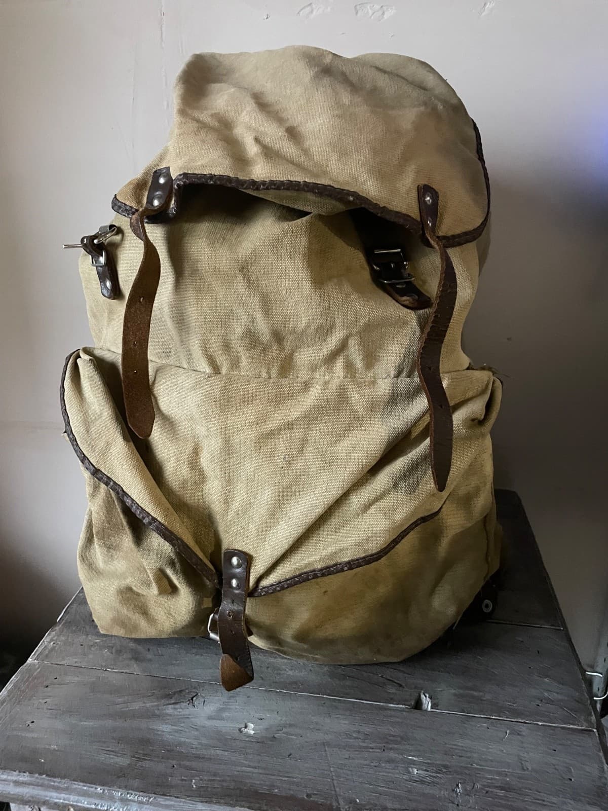 Rus Army backpack 35L rucksack SAND color USSR 1980 Afghan war