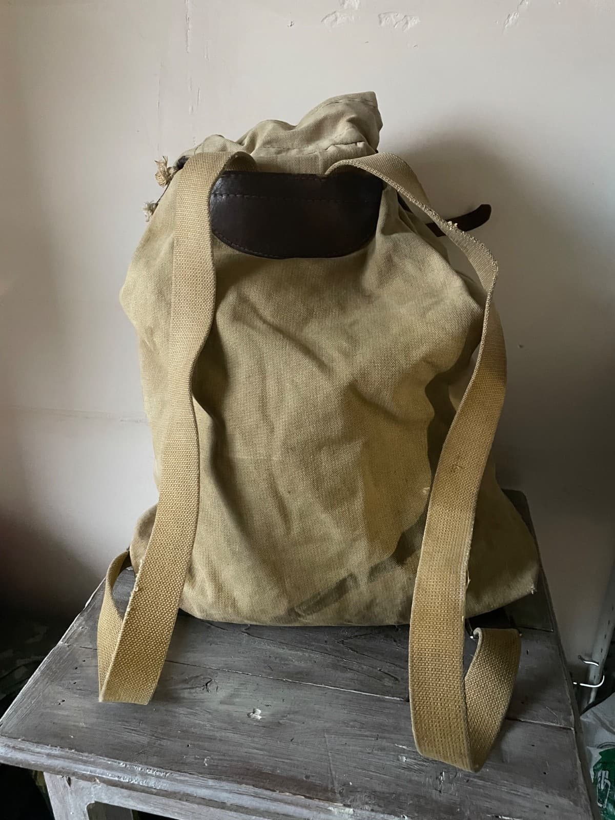 Rus Army backpack 35L rucksack SAND color USSR 1980 Afghan war thumbnail 10