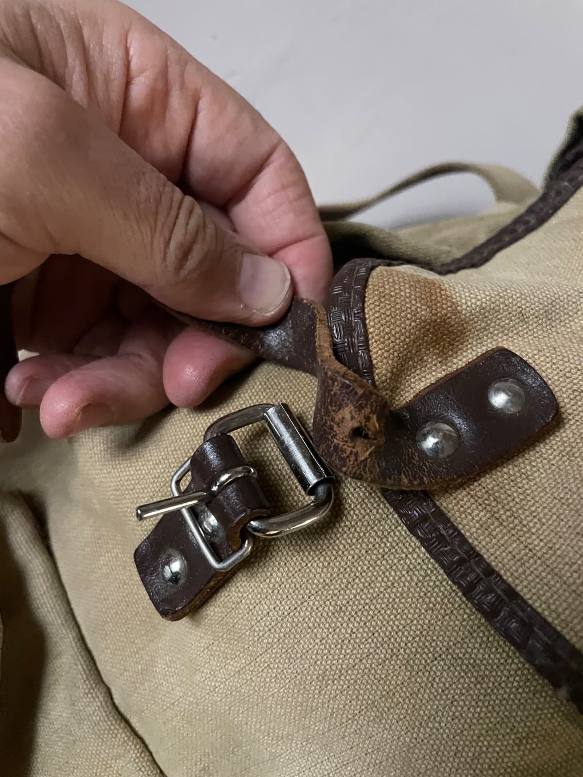 Rus Army backpack 35L rucksack SAND color USSR 1980 Afghan war thumbnail 2