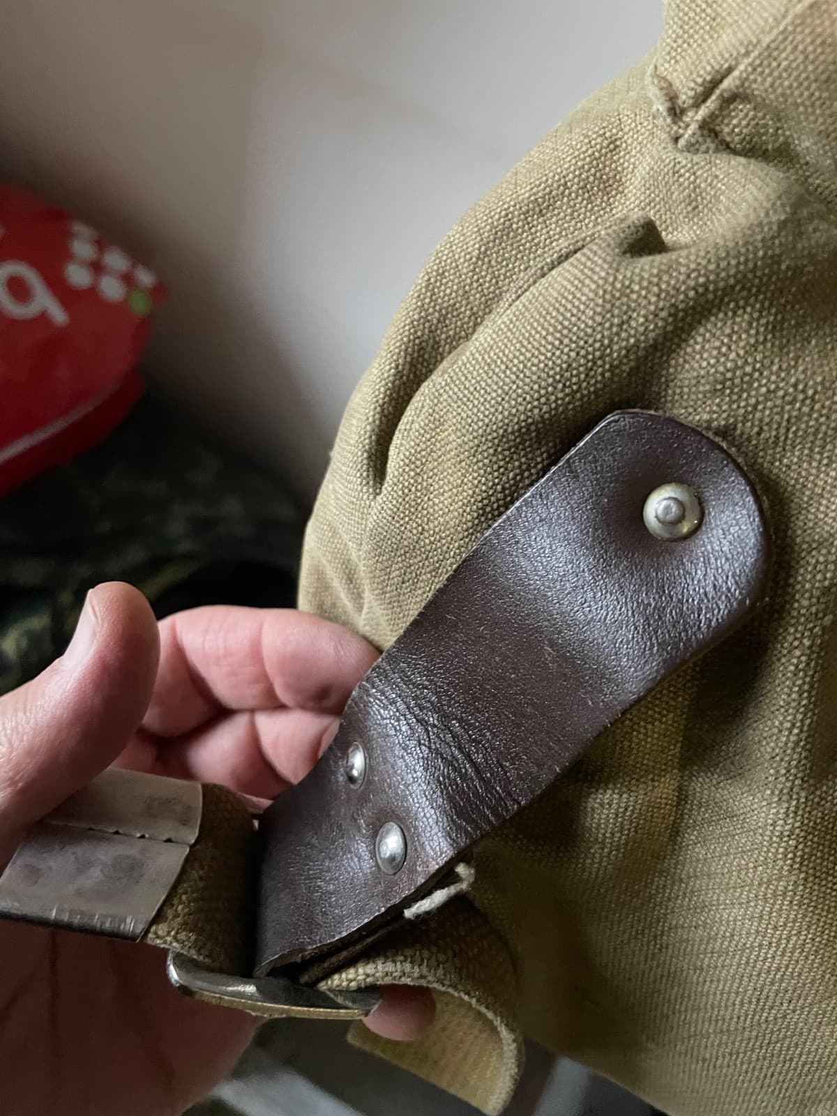 Rus Army backpack 35L rucksack SAND color USSR 1980 Afghan war thumbnail 7