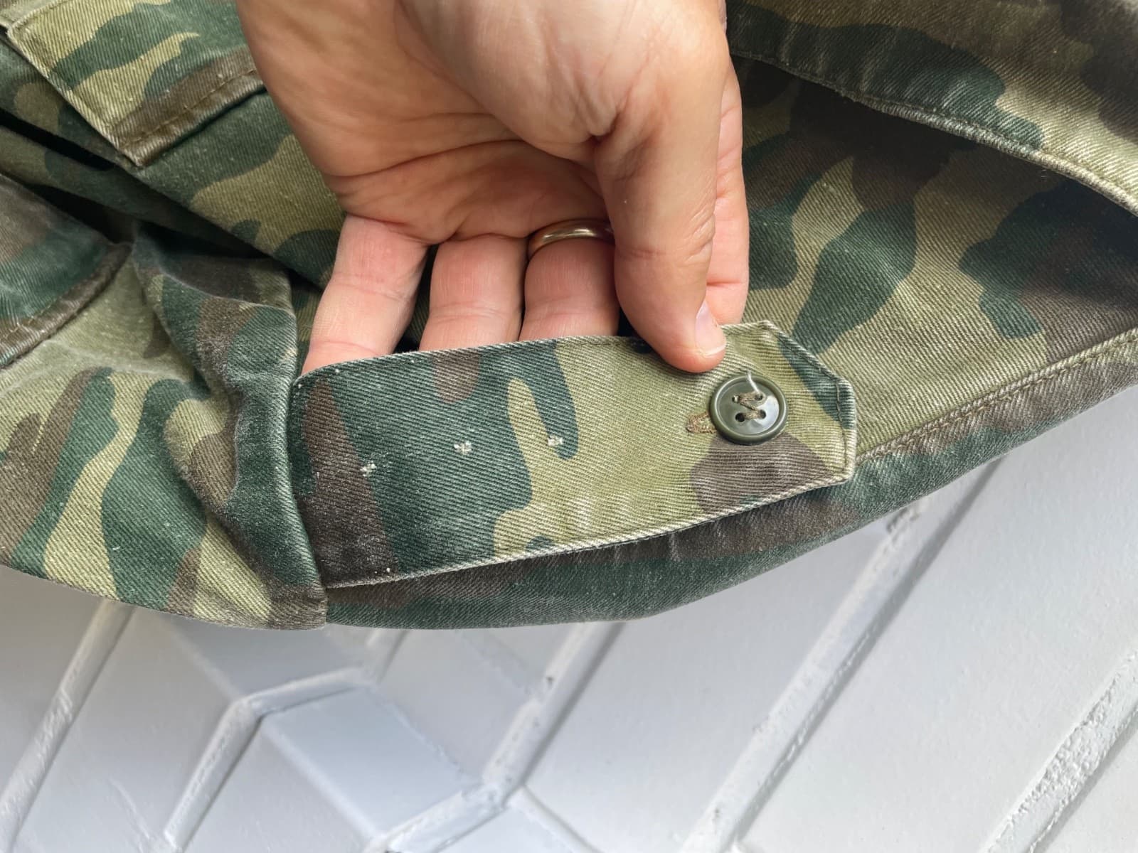 Bdu jacket FLORA VSR-98 size 56/4 year 1999 with patch thumbnail 5