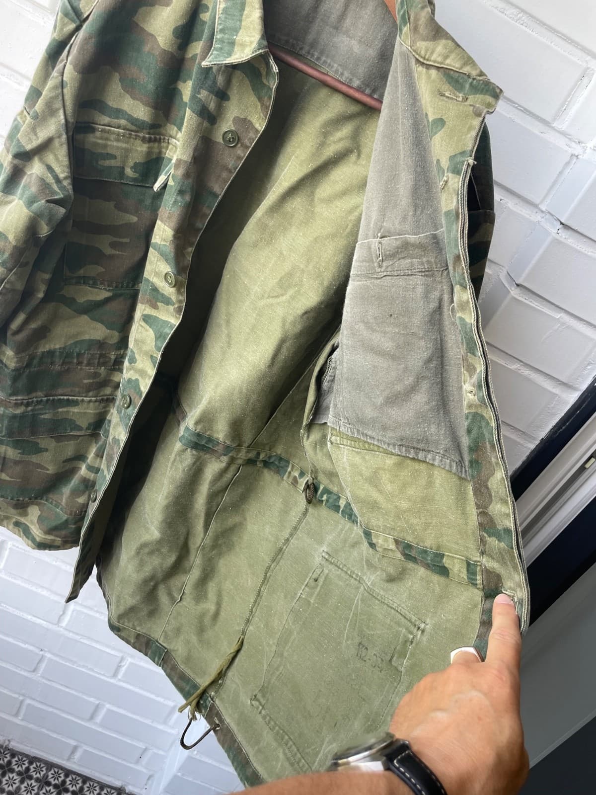 Bdu jacket FLORA VSR-98 size 56/4 year 1999 with patch thumbnail 6