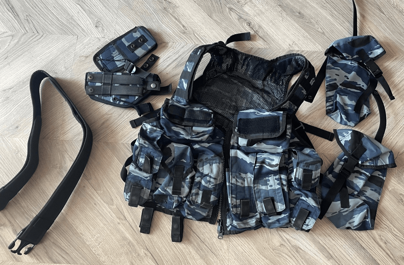Tactical VEST KAMYSH Blue OMON MVD units MVD contract
