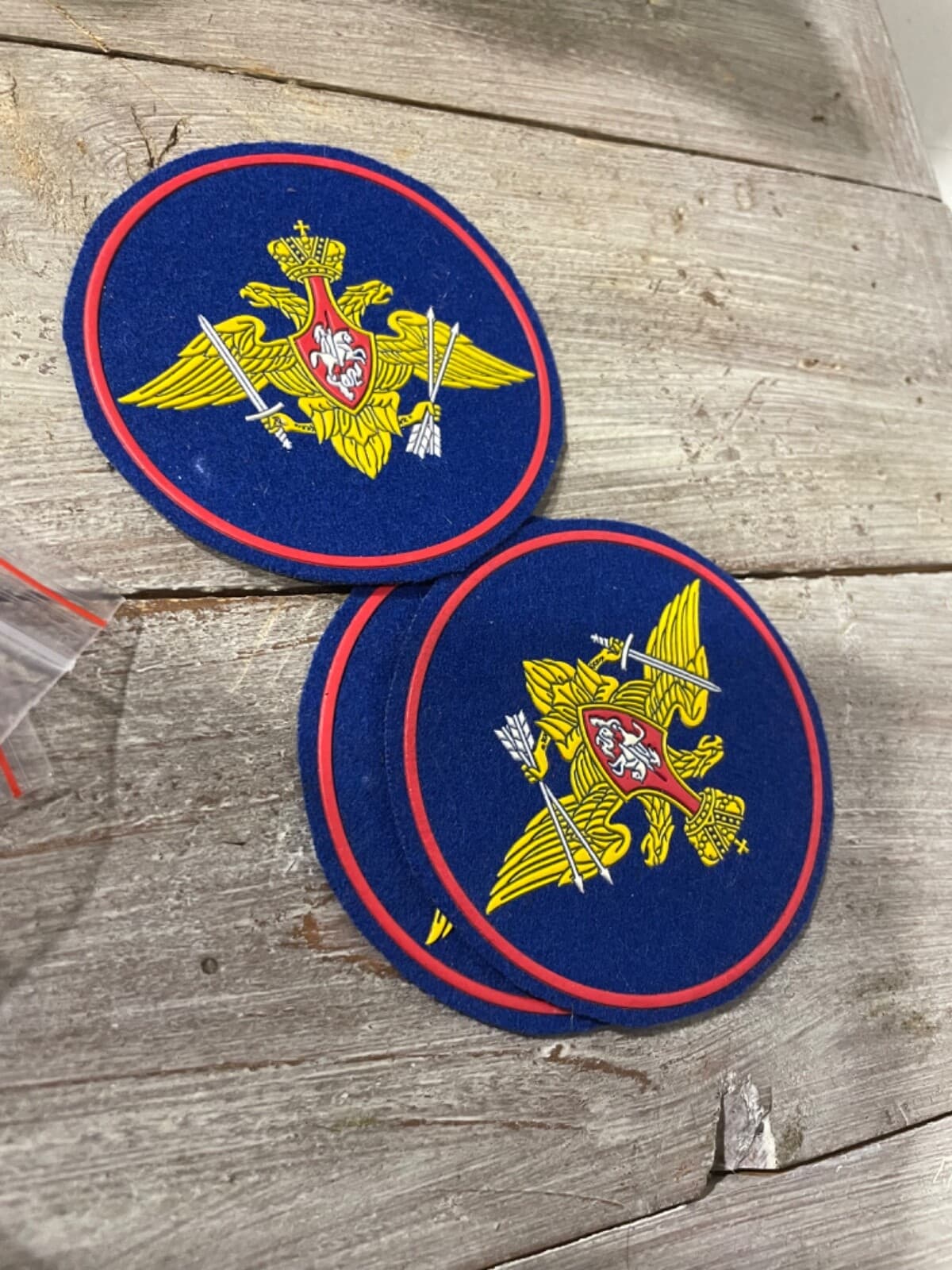 Lot x 2 original sleeve patches Internal Troops spetsnaz 4 Chechen war thumbnail 7