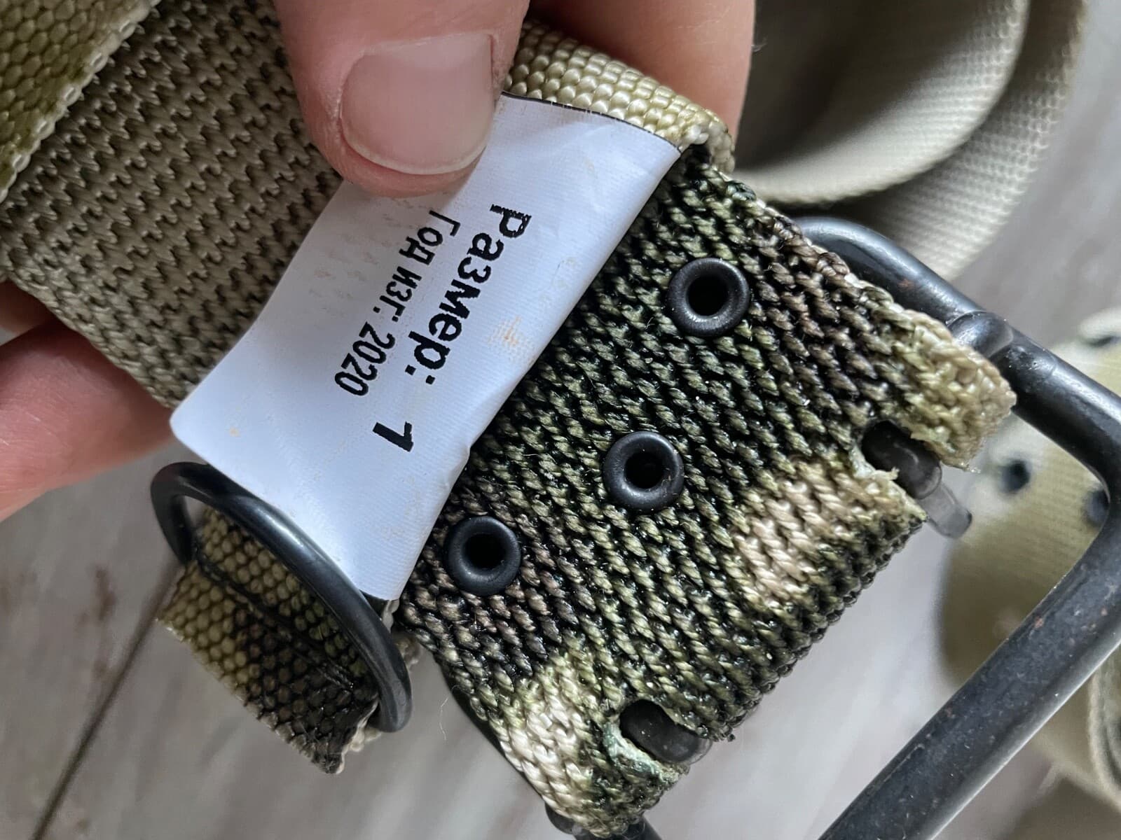 Waist Belt ATACS camo pattern, metal buckle size 1, 3 thumbnail 7