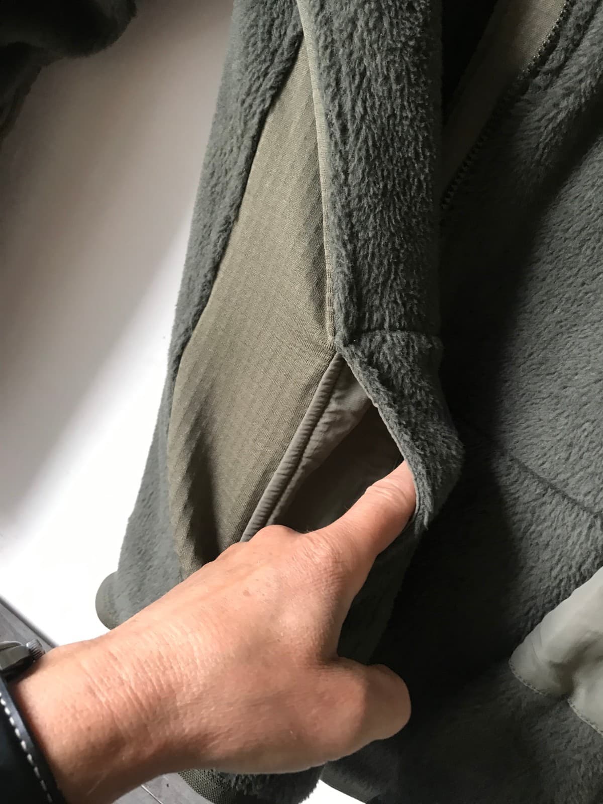 Winter VKPO sweater jacket poly FLEECE olive size 52-54/5-6 by BTK thumbnail 2